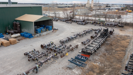 Facility Drone Photo of Various Traps